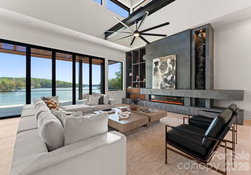 Furnished interior view inside a new home in , Charlotte (Image 8).