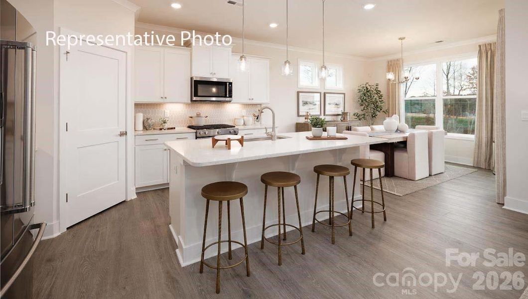 Furnished interior view inside a new home in Westport, York (Image 14).