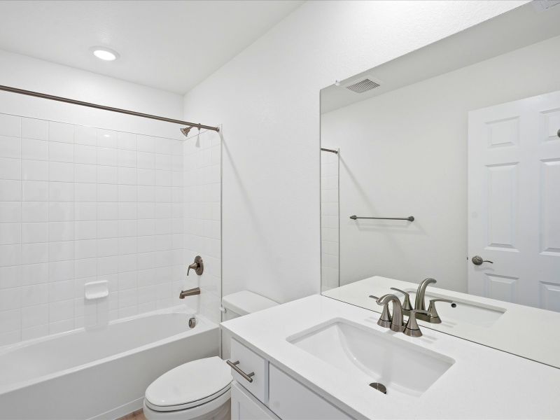 Furnished interior view inside a new home in Three Hills, Morrison (Image 9).