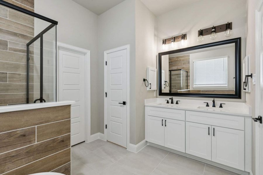 Representative furnished interior of a home built from the Addison – 50′ Lot by Chesmar Homes in Heartland, Heartland (Image 6).