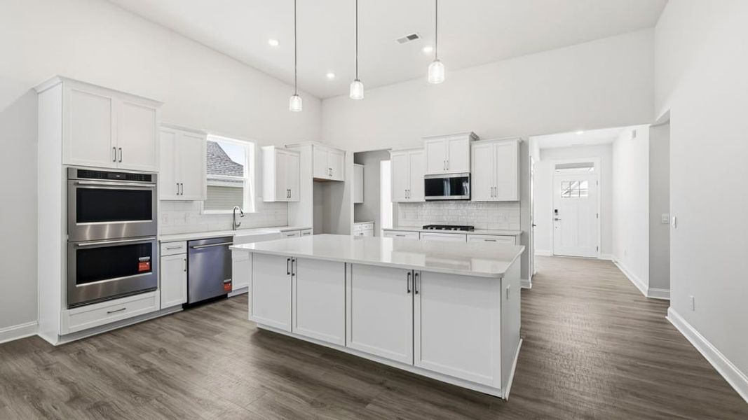 Furnished interior view inside a new home in Blue Ridge Trail, Fountain Inn (Image 8).