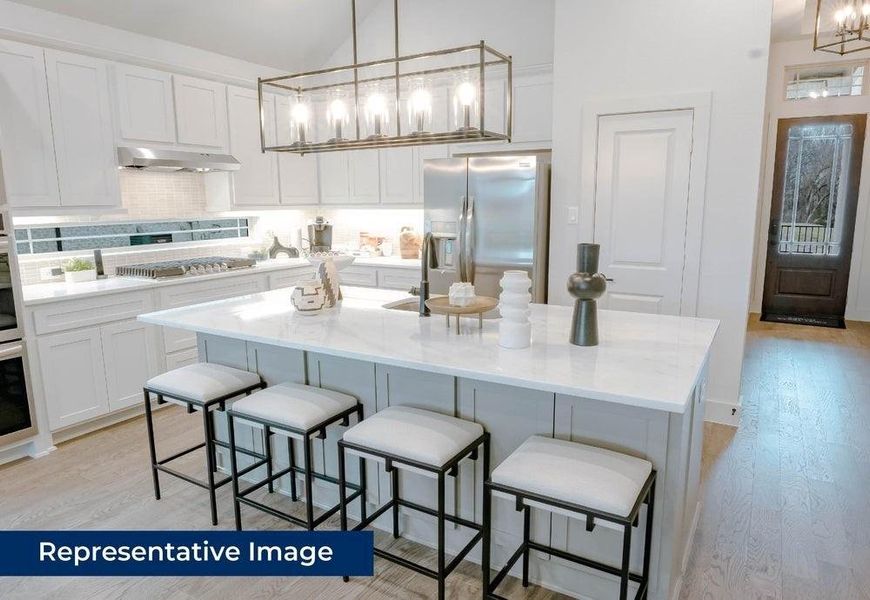 Furnished interior view inside a new home in Las Lomas, Forney (Image 16).