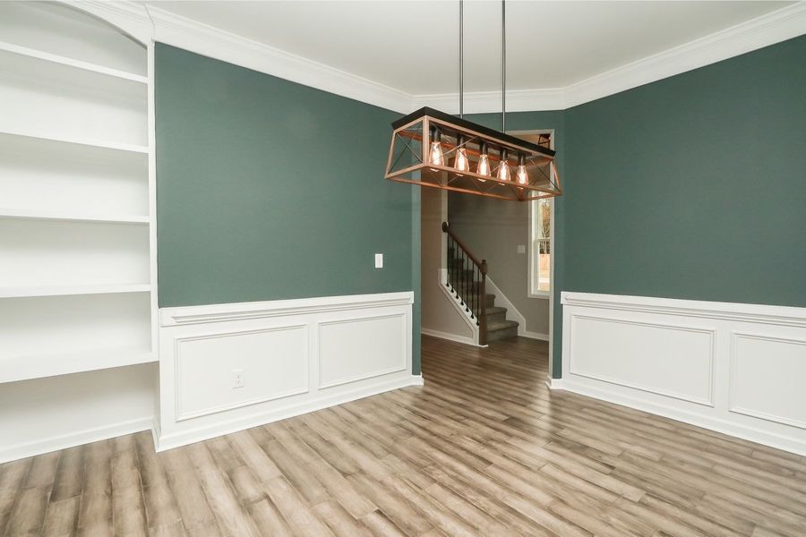 Representative unfurnished interior of a home built from the Furyk by RiverWILD Homes in Riverwood Ranch, Clayton (Image 24).