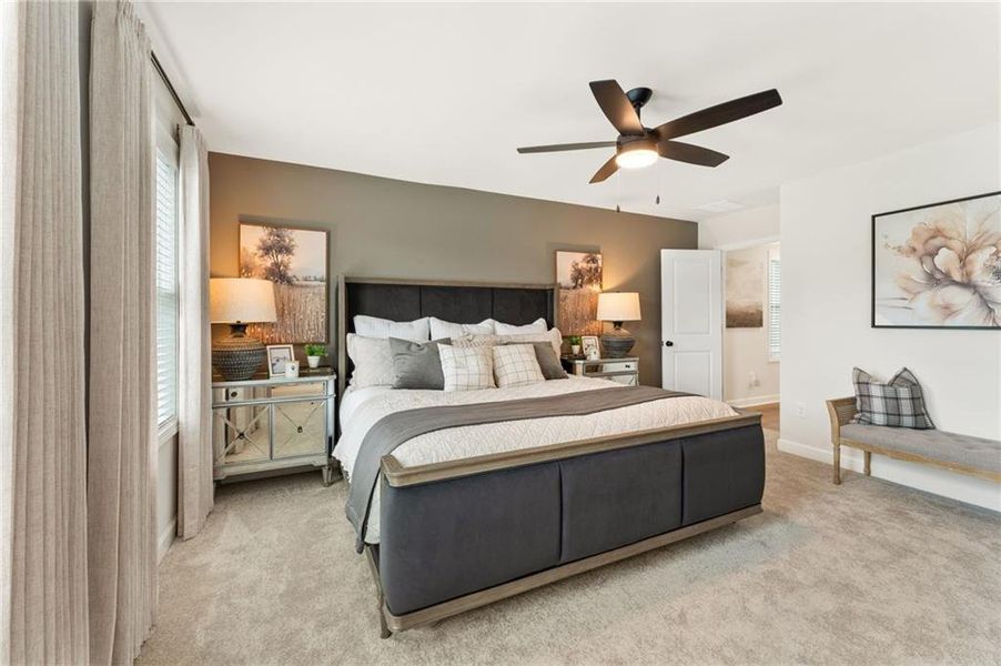 Furnished interior view inside a new home in Winsome Park, Woodstock (Image 10). Furnished interior view inside a new home in Winsome Park, Woodstock (Image 10).