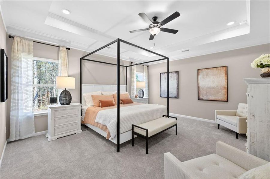 Furnished interior view inside a new home in Saddle Ridge, Calhoun (Image 35).