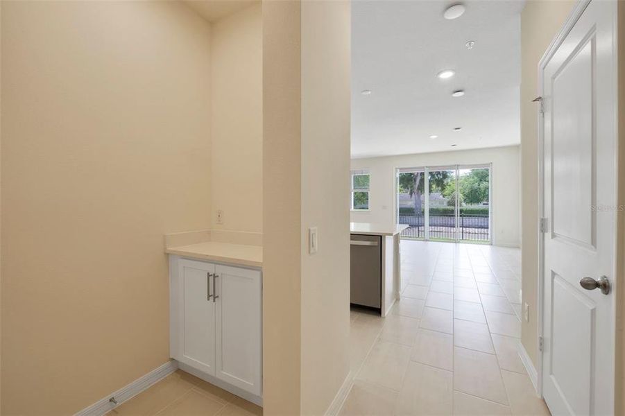 Spacious, unfurnished interior of a new home in Towns at Riverwalk, Sanford (Image 22). Spacious, unfurnished interior of a new home in Towns at Riverwalk, Sanford (Image 22).