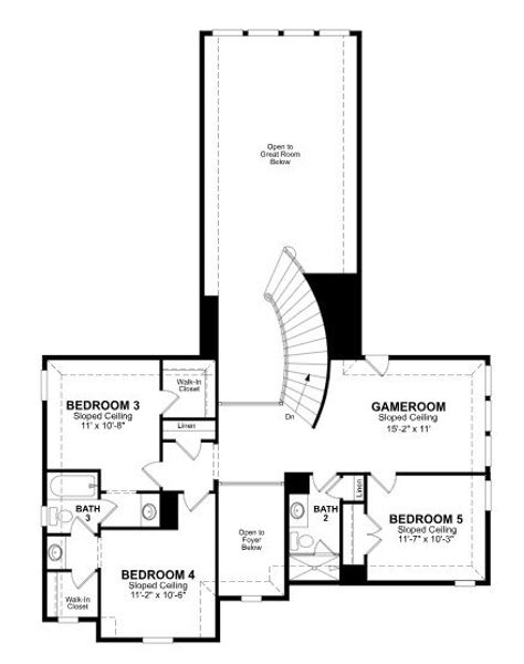 2D floor plan layout of this home in Ellwood, Iowa Colony, TX (Image 3).