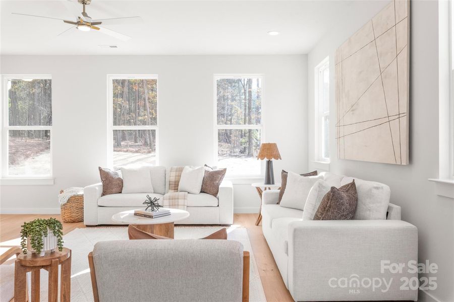 Furnished interior view inside a new home in , Lincolnton (Image 18).