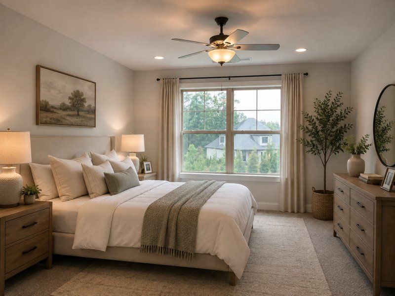 Furnished interior view inside a new home in Weybridge, Burlington (Image 13).