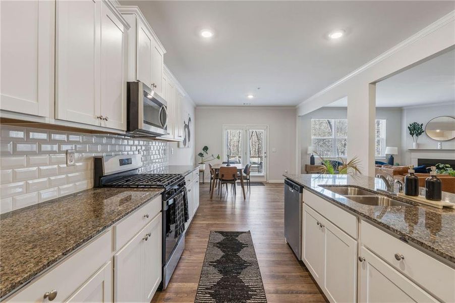 Furnished interior view inside a new home in , Fairburn (Image 17).