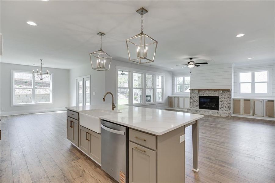 Furnished interior view inside a new home in , Buford (Image 16). Furnished interior view inside a new home in , Buford (Image 16).