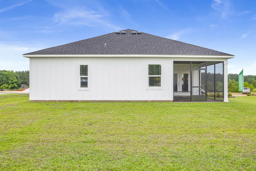 Exterior details and patio area of a home in Coastal Communities, Edgewater (Image 32).