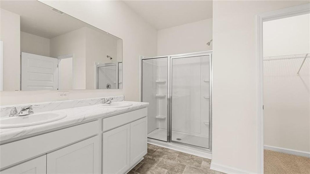 Furnished interior view inside a new home in Oakchase at Hampton, Hampton (Image 6).