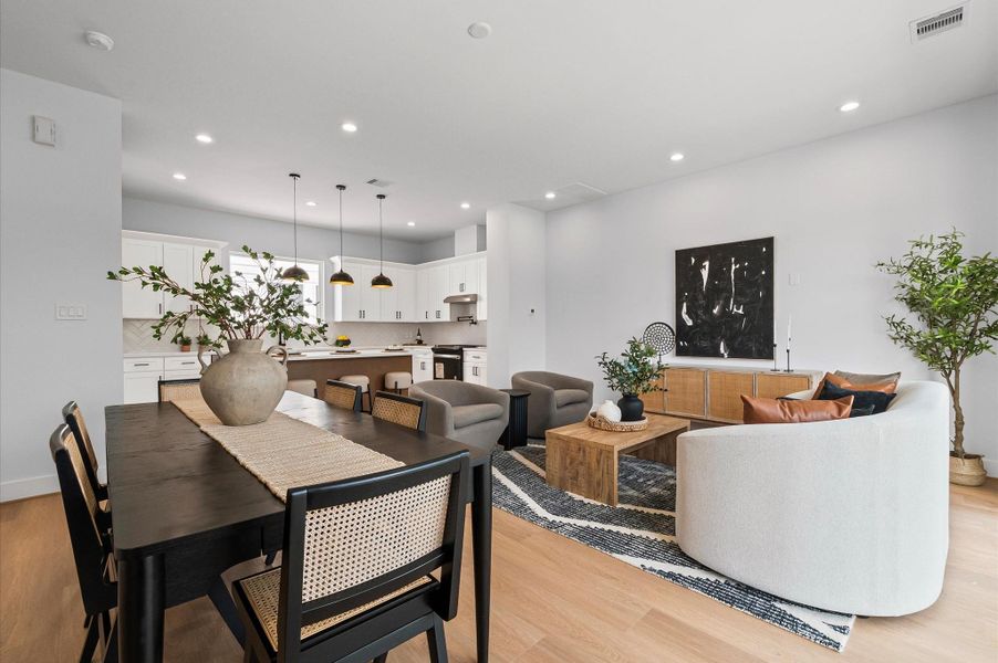 Furnished interior view inside a new home in , Houston (Image 29). Furnished interior view inside a new home in , Houston (Image 29).