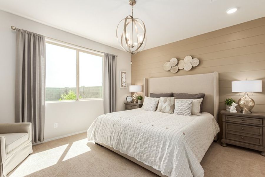 Representative furnished interior of a home built from the Hermosa by Courtland Communities in Maple at North Copper Canyon, Surprise (Image 10).
