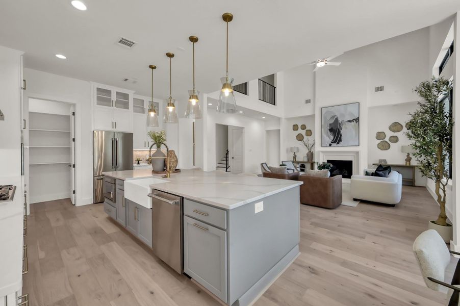 Furnished interior view inside a new home in , Houston (Image 25). Furnished interior view inside a new home in , Houston (Image 25).