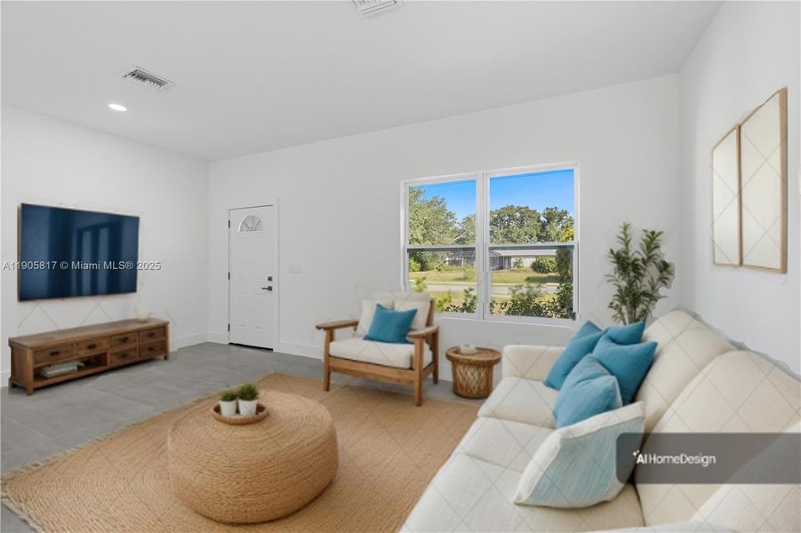 Furnished interior view inside a new home in , Port Charlotte (Image 6).