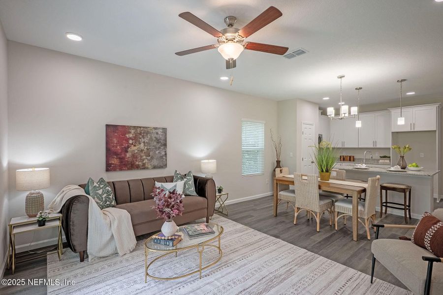 Furnished interior view inside a new home in , Jacksonville (Image 4).