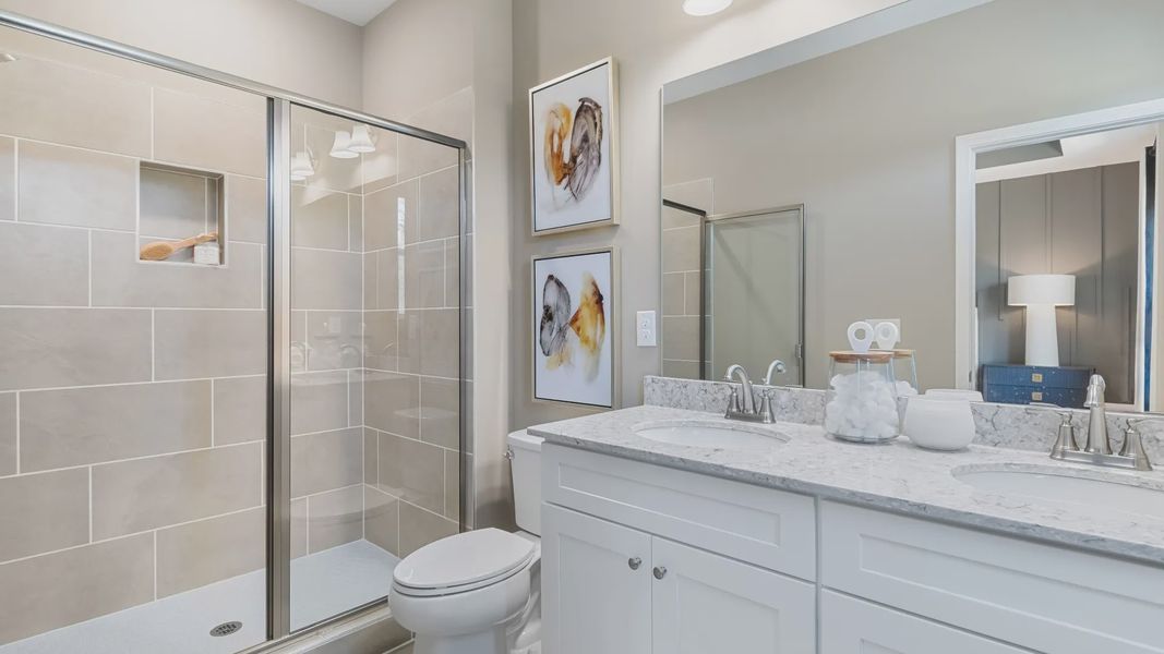 Furnished interior view inside a new home in Daybreak, Newnan (Image 33).