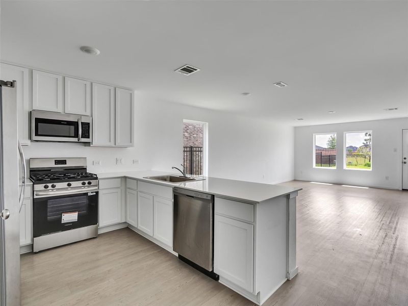 Furnished interior view inside a new home in , Katy (Image 10).