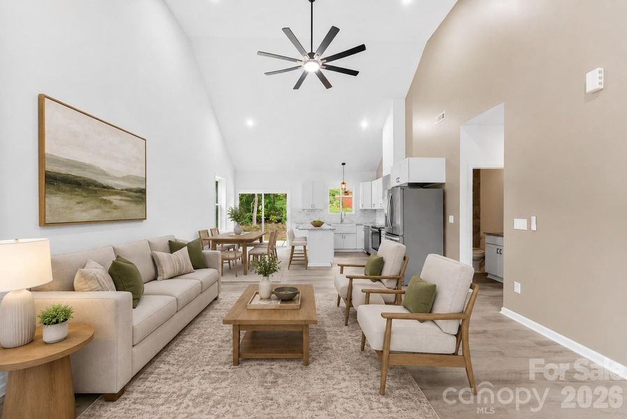 Furnished interior view inside a new home in , Shelby (Image 12).