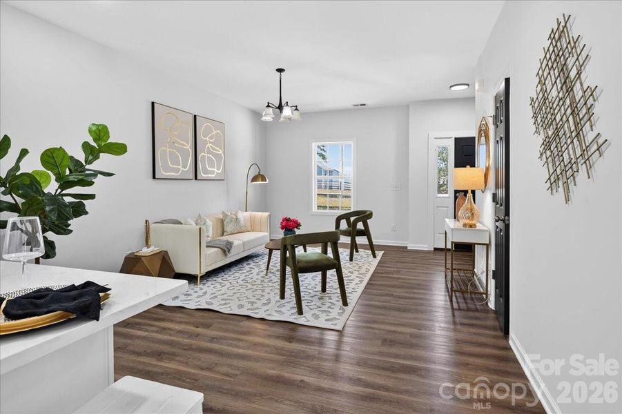 Furnished interior view inside a new home in , Pageland (Image 13).