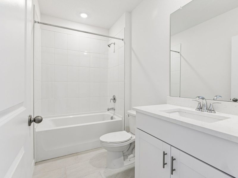 Furnished interior view inside a new home in Salt Meadows - Classic Series, Parrish (Image 7).