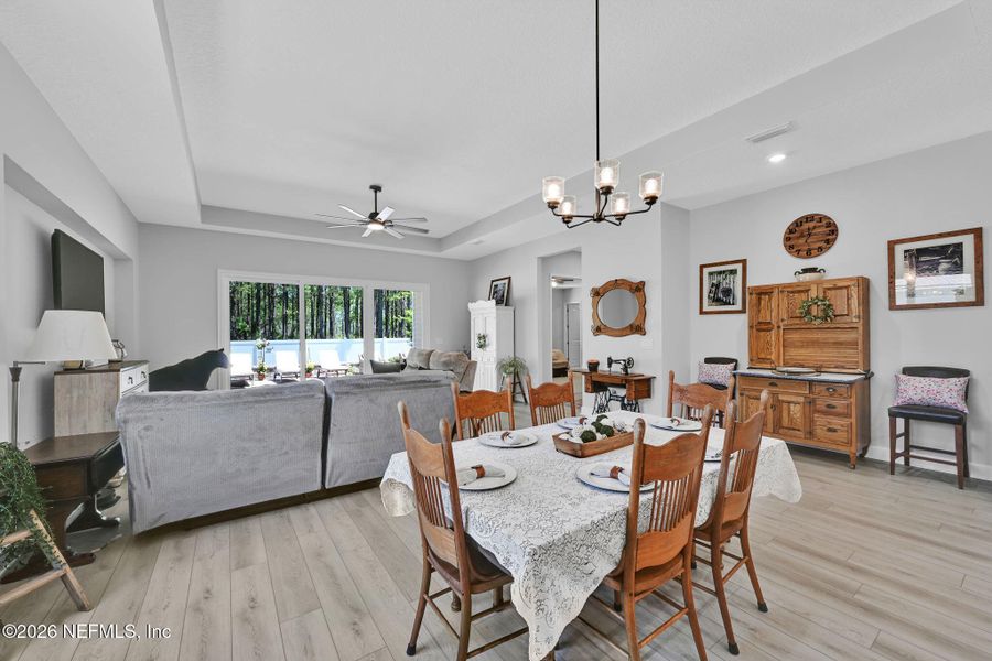 Furnished interior view inside a new home in , Yulee (Image 19).