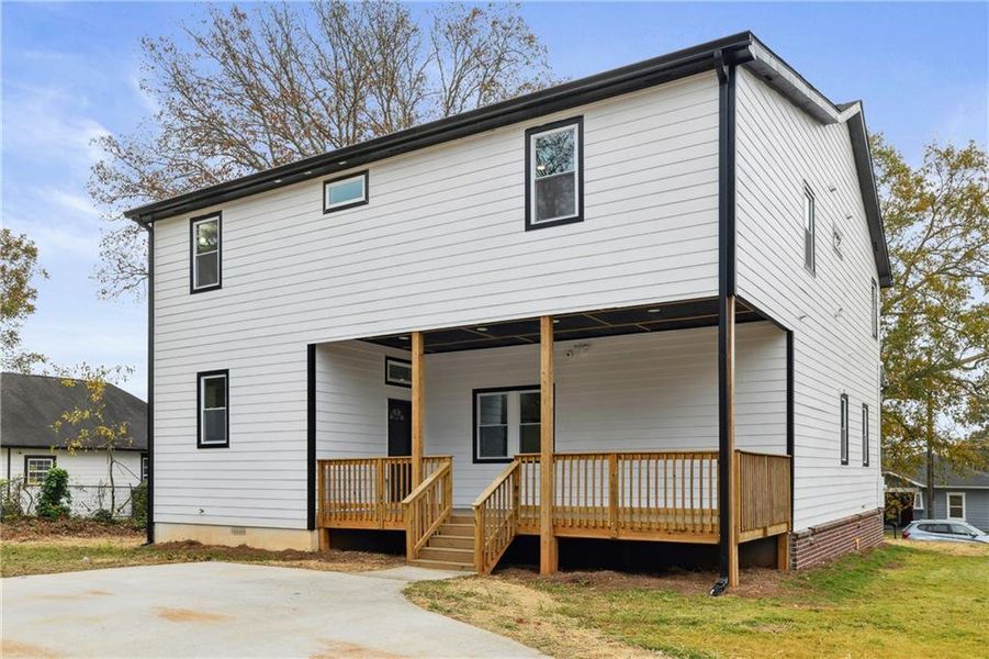 View of rear view of house