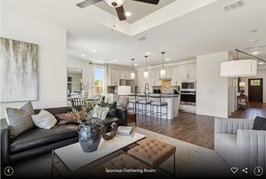 Interior photos- Photo of Pulte model home with same floor plan, not of actual home listed.