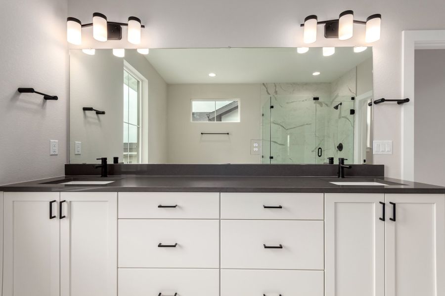 Furnished interior view inside a new home in West Grange, Longmont (Image 15).