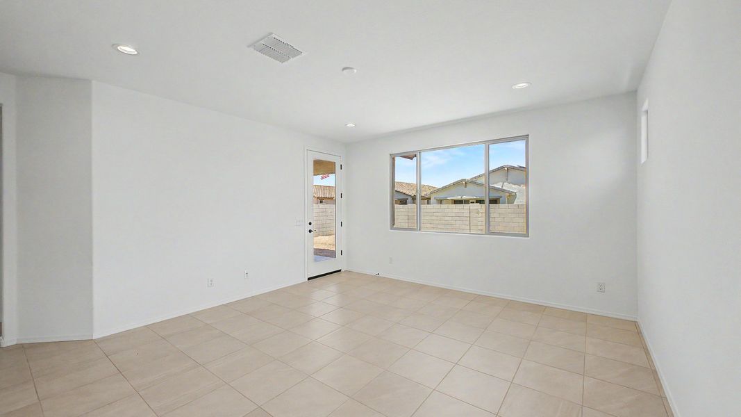 Representative furnished interior of a home built from the Acacia II by DRB Homes in Apache Farms, Buckeye (Image 3).