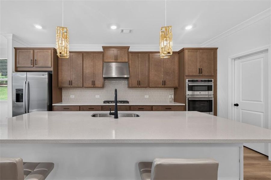Furnished interior view inside a new home in Bailey Fence, Dacula (Image 10).