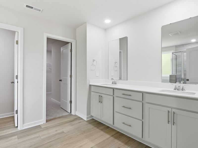Furnished interior view inside a new home in Marshburn Landing - Signature Series, Wendell (Image 9). Furnished interior view inside a new home in Marshburn Landing - Signature Series, Wendell (Image 9).
