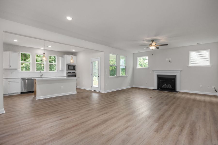 Representative unfurnished interior of a home built from the The Aspen by Davidson Homes LLC in Springvale South, Fuquay Varina (Image 21). Representative unfurnished interior of a home built from the The Aspen by Davidson Homes LLC in Springvale South, Fuquay Varina (Image 21).