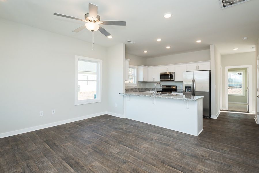 Representative unfurnished interior of a home built from the Monroe by Foundation Home Builders LLC in Ambergate II, Rocky Mount (Image 17).