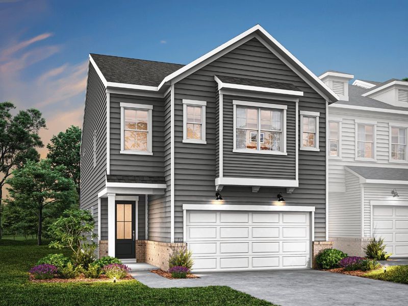 Representative exterior photo of a completed home built from the Mayes by Tri Pointe Homes in Millstone, Cramerton, NC (Image 21). Representative exterior photo of a completed home built from the Mayes by Tri Pointe Homes in Millstone, Cramerton, NC (Image 21).