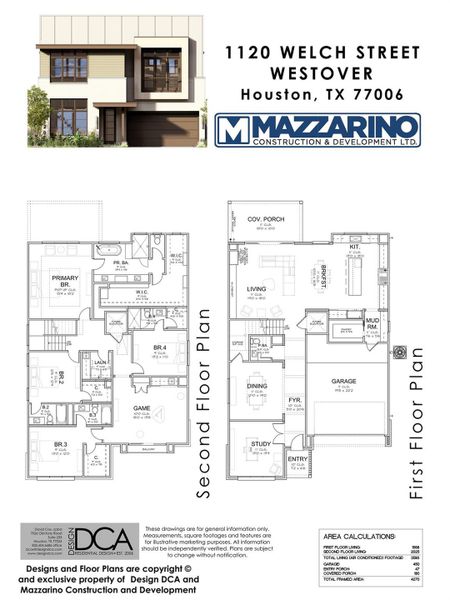 Please be aware that these plans are the property of the architect/builder designer that designed them not DUX Realty, Mazzarino Construction or 1120 WELCH LLC. Please be aware that these plans are the property of the architect and are protected from reproduction and sharing under copyright law. These drawing are for general information only. Measurements, square footages and features are for illustrative marketing purposes. All information should be independently verified.