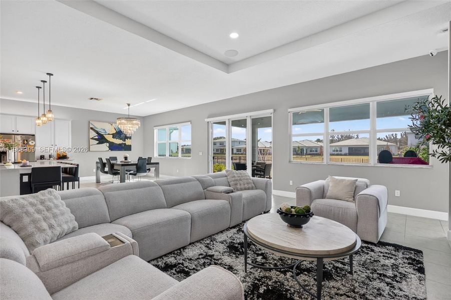 Furnished interior view inside a new home in , Port St. Lucie (Image 65).