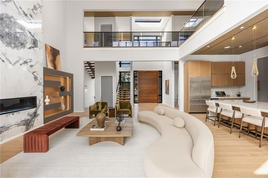 Furnished interior view inside a new home in , Marietta (Image 6).