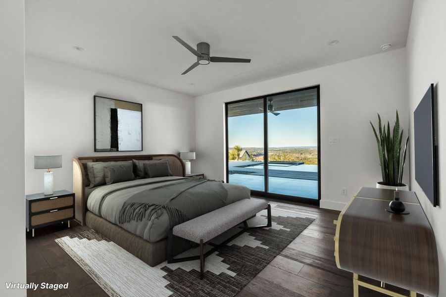 Furnished interior view inside a new home in , Spicewood (Image 15).