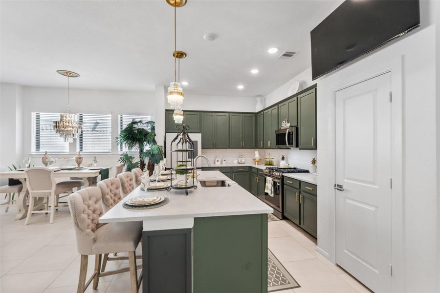 Furnished interior view inside a new home in Audubon - Terrace Collection, Magnolia (Image 30).