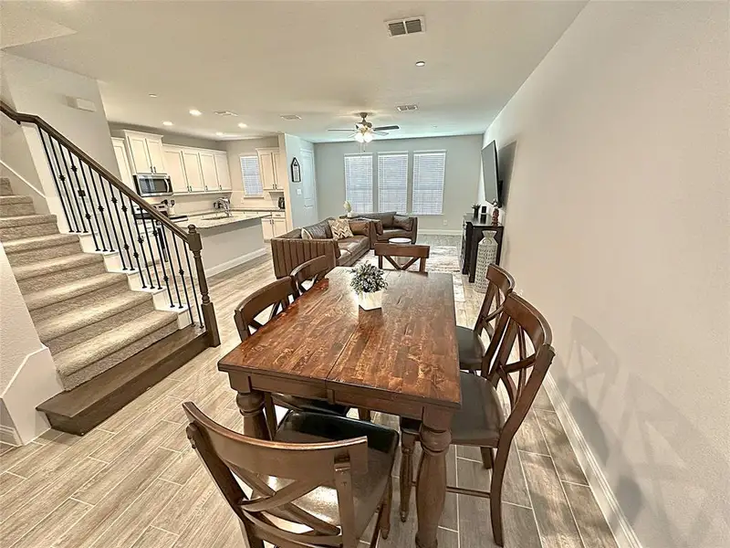 Furnished interior view inside a new home in , Watauga (Image 7). Furnished interior view inside a new home in , Watauga (Image 7).