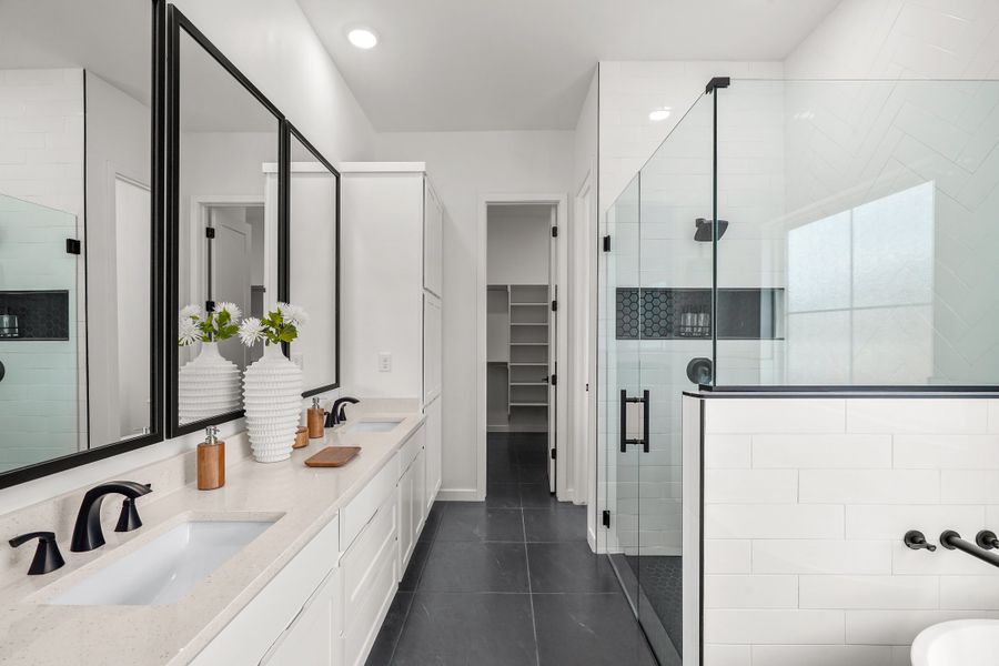 Representative furnished interior of a home built from the Pebble Beach by LEH. Homes in Summer Sky North, El Paso (Image 59). Representative furnished interior of a home built from the Pebble Beach by LEH. Homes in Summer Sky North, El Paso (Image 59).