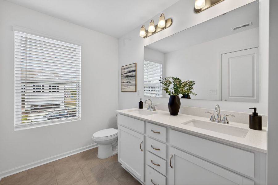 Furnished interior view inside a new home in Morgan Hills, Albemarle (Image 25).