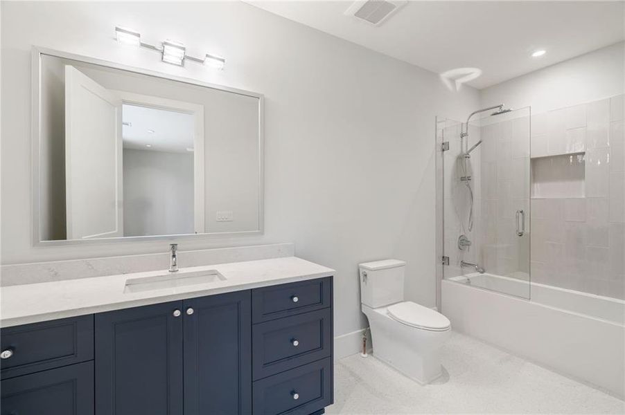 Furnished interior view inside a new home in , Atlanta (Image 18). Furnished interior view inside a new home in , Atlanta (Image 18).