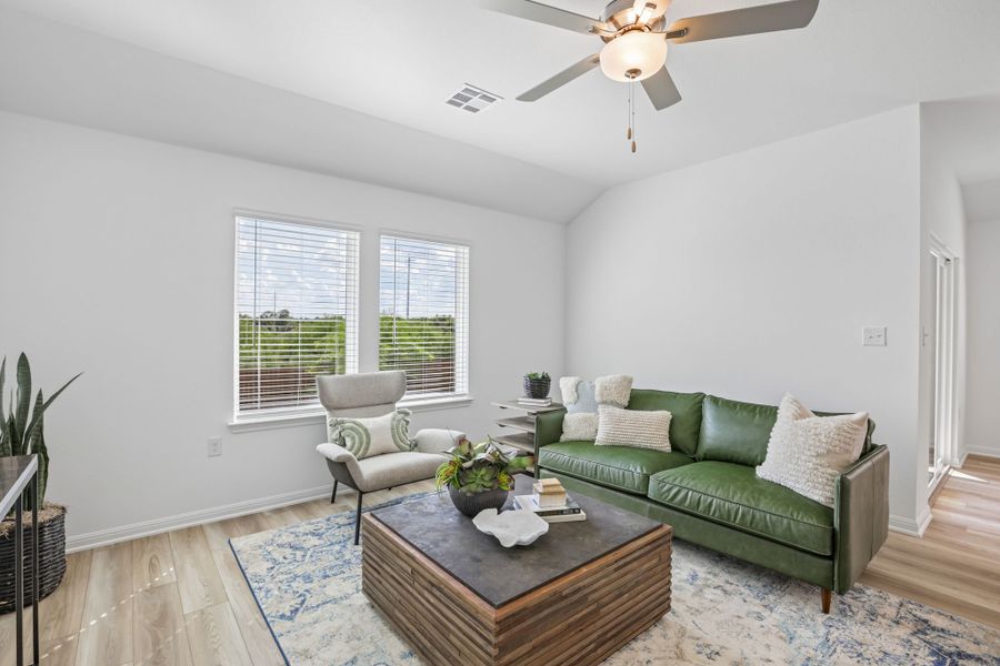 Furnished interior view inside a new home in Lisso, Pflugerville (Image 15).