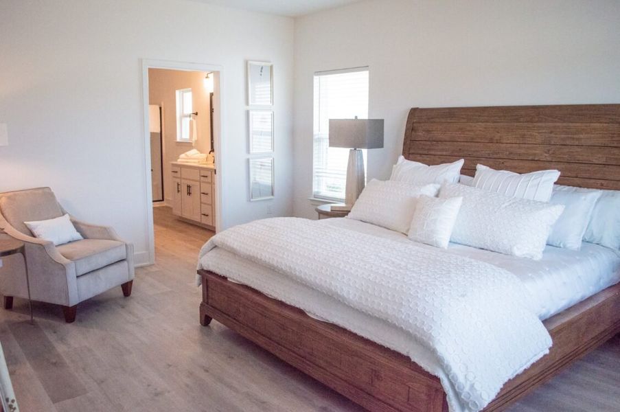 Furnished interior view inside a new home in Parkland Place, Pace (Image 9).