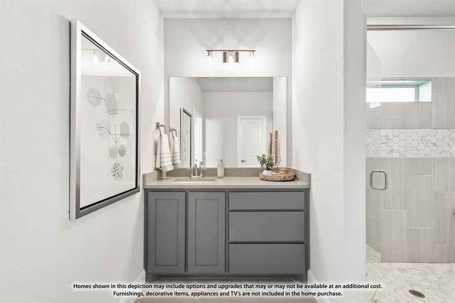 Furnished interior view inside a new home in North Grove, Waxahachie (Image 27).