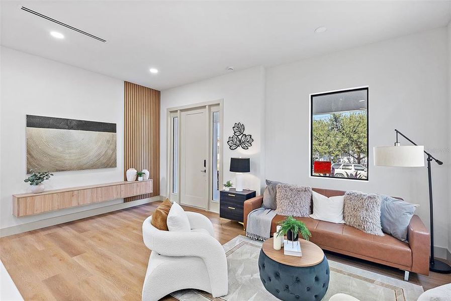 Furnished interior view inside a new home in , Tampa (Image 16).